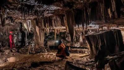 Limestone Cave Exploration