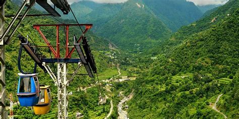 View from Sahastradhara Ropeway